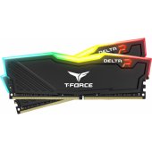 T-Force Delta RGB Black 2x8GB DDR4 3200MHZ DIMM TF3D416G3200HC16FDC01