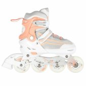 NILS EXTREME NH18190 2IN1 INLINE SKATES WHITE/ PINK SIZE. M (34-38) WIT