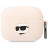 3D Silicone NFT Karl Case for Airpods Pro Pink