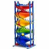 Educational Construction Blocks Slide Track For Balls Colorful 550 pcs