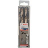 Bosch metalinis spiralinio gręžimo grąžtas HSS-Co, DIN 338, 13,0 mm (5 vnt., darbinis le