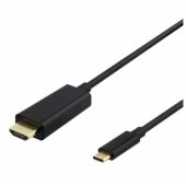 Cable USB-C - HDMI 2.0 4K 60Hz 1m black