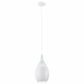 PAKABINAMAS ŠVIESTUVAS LAMPEGLO RAZONI 19 CM BALTA