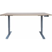 Desk ERGO with 2 motors 160x80cm, hickory