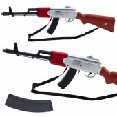 Rifle Shotgun Prop Shoulder Strap Brown Sounds 65cm