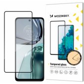 Visą ekraną dengiantis grūdintas stiklas Motorola Moto G62, juodas