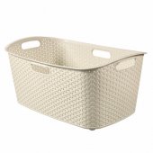 Basket My Style Cream 47L 60x39x28cm
