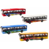 Miesto autobusas su frikcine pavara, 15 cm, metalinis