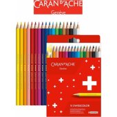 Caran d`Arche Kredki CARAN D®ACHE Swisscolor, kartonowe pudełko, 18 sz