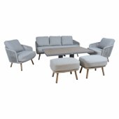 Garden furniture set MALISE 6-parts, beige