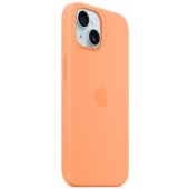 "Silicone Case with MagSafe iPhone 15 Plus (MT173ZM/ A)" Orange Sorbet