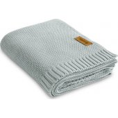 Blanket Bamboo-Cotton 80x100cm Baby Grey