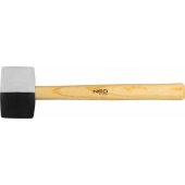 Neo rubber hammer wooden handle 450g 340mm (25-067)
