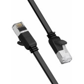 Ethernet jungiamasis kabelis RJ45 Cat 6 UTP 1000Mbps 1 m juodas