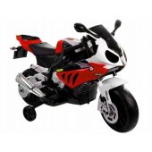 Elektrinis vaikiškas motociklas BMW S1000RR raudonas