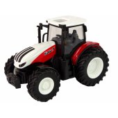 Agricultural Tractor 1:24 Remote Controlled R/ C Pilot Farm White Red