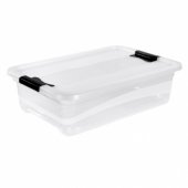 Basket Cornelia Clear 60x40x17cm 28L
