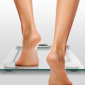 9018S SV3RCFEU16 Glass Electronic Bathroom Scale