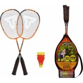 Talbot Torro 490112 badminton racket Aluminium Black, Orange 2 pc(s)