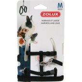 Zolux petnešos ir pavadėlis šeškui, M, juodi