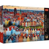 Dėlionė - 1000 Premium Plus - Gdansko vaizdas, Lenkija Trefl 10856