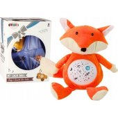 Plush Teddy Bear Sleeping Lights Sounds Night and Day Mode Fox