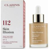 Clarins Skin Illusion Natural Hydrating Foundation Spf 15 112 Amber 30