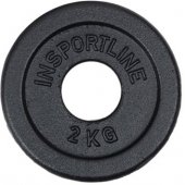 Cast Iron Weight Plate Castblack OL 2 kg