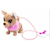 Simba ChiChi LOVE Loomy, cuddly toy (beige/ pink, 20 cm)