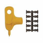 RINKINYS 1 GRĘŽIMO RAKTAS+10 VAMZDŽIŲ REMONTO KAIŠČIŲ 4MM