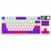 KBP70TKLW, Wireless TKL Mechanical Gaming Keyboard Pro White/ Purple
