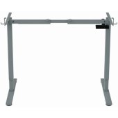Table leg ERGO FIT with 1 motor silver grey