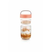 Jar To Go, 400 ml, koralų spalvos