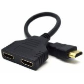 Passive HDMI Dual Port Black