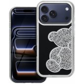 Teddy Bear Case iPhone 17 Pro Max/ 18 Pro Max Silver