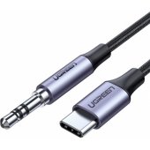 mini jack 3 5mm AUX to USB-C Cable 1 m 30633 Deep Gray