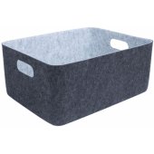 Lido Felt 36x27xH16cm Dark Grey