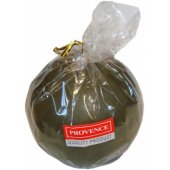 Candle Ball Dark Green Ø8x8cm