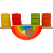 W11F057 Wooden balance beam