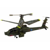 Apache Military Helicopter Remote Controlled RC Syma S109H Khaki