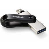 iXpand Go 128GB Lightning/ USB 3.0 Black/ Silver SDIX60N-128G-GN6NE 