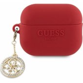 3D Rubber 4G Diamond Charm Case for AirPods Pro 2 Fuchsia