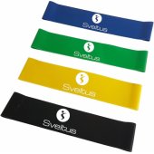 Set of 4 aerobic latex bands