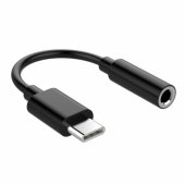 Adapteris USB-C į 3.5mm garso jungtį juodas