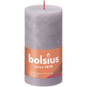 Candle Rustik Frosted Lavender Ø6.8x13cm
