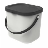 Albula White Waste Sorting Container 6L