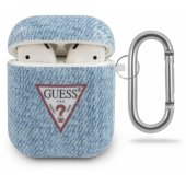 GUACA2TPUJULLB Denim triangle case for Airpods 1/ 2 Light blue