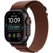 49mm Burgundy Alpine Loop Black Titanium Finish Small