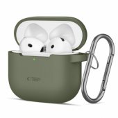 Silicone Hook Airpods 4 cover green