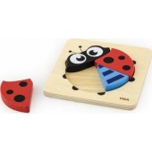 Viga Toys VIGA Toddler®s First Wooden Puzzle Ladybug
